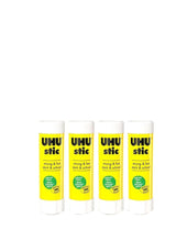 UHU 4-Piece Glue Sticks Clear 1