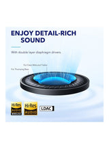 Anker Soundcore Space Q45 自适应主动降噪耳机，降噪高达 98%，50 小时续航，支持 App 控制，LDAC 高解析度无线音频，佩戴舒适，通话清晰，蓝牙 5.3，黑色 5