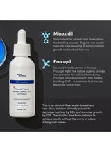 Man Matters Minoxidil 5% Solution Serum For Men With Procapil I Controls Hair Loss, Thinning I Revitalise Hair And Beard Regrowth I Alcohol Free, Non-Sticky, Unscented I Extra Strength I 60 Ml 3