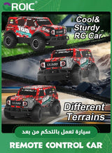 GROIC Remote Control Car, 1/24 Scale Light Up Racing Car Toys, RC Car for Kids with Cool Led Lights, Hobby RC Cars Toys,Wireless Off-road Vehicle,Remote Control Off-road Vehicle 1