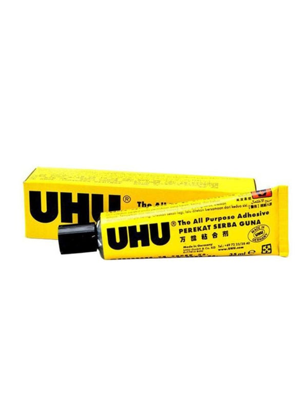 UHU All Purpose Adhesive Glue, 35ml Yellow/Black