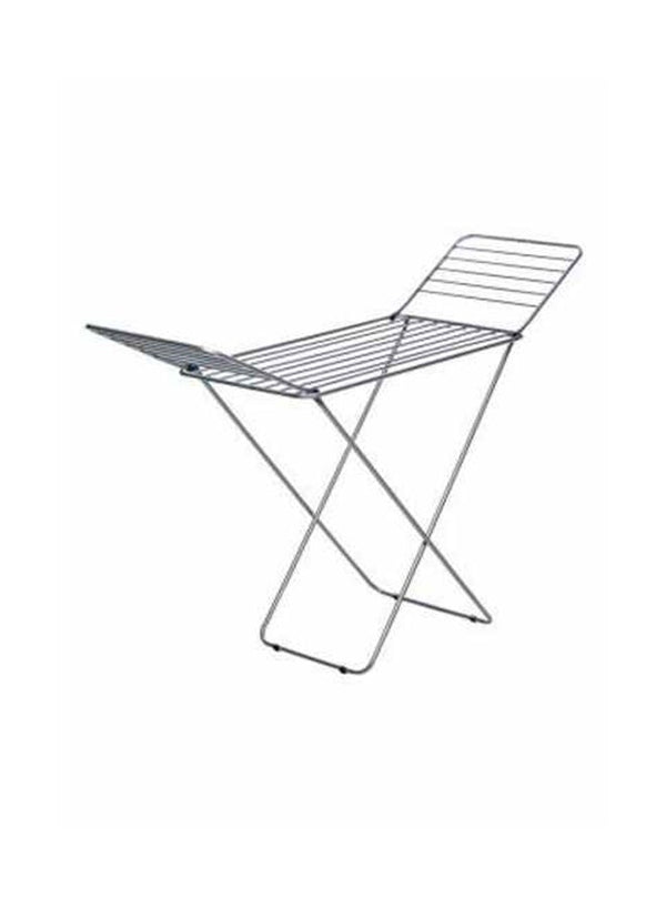 Winsor Cloth Drying Foldable Stand, Sturdy Clothes Dryer, Weather Resistor, Heavy Duty Clothing Racks Steel Silver 18meter Silver 18meter