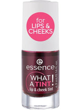 Essence What A Tint Lip and Cheek Tint | Kiss from a Rose | Natural Finish | Long Lasting Vegan Formula | Lightweight Organic Tint for Lips and Cheeks | Cruelty Free Makeup | 4.9 ml (Pack of 1) Kiss From A Rose 3