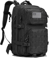 DEXO Military Tactical Backpack 45L – Survival Bug Out Rucksack, Molle, Water-Resistant, Multi-Compartment Hiking Camping Bag for Travel, Hunting & Outdoor Adventure 1