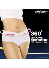 Whisper Super Absorbent M-L Period Panty, 360 Degree Leakage Protection for Heavy Flow 2
