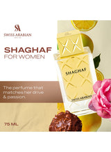 SWISS ARABIAN Shaghaf for Women Eau de Parfum, 75ml, Premium Quality Perfume, Women Perfume, Citrus, Fruity, Luxurious Blend Perfumes for Women 75ml 2
