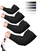 Tersely 4-Pack Arm Sleeves for Women Men Youth|UPF 50 Arm Warmers UV Sun Protection Arm Cooling Sleeves, One Size Sun Protection Arm Sleeve Cover Tattoo 6