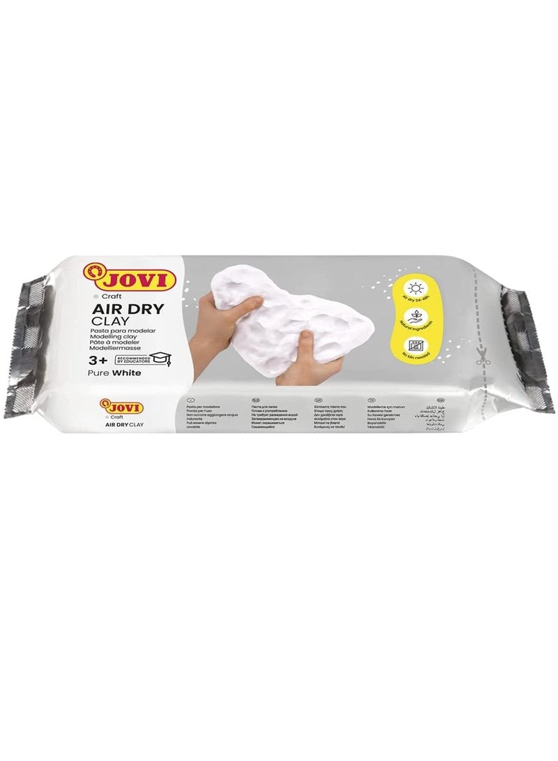 JOVI 6-Piece Air Dry Modelling Clay 250gm White