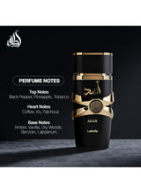 Lattafa Asad For Men Eau De Parfum by Lattafa 100ml 4