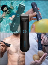 MENHOOD Trimmer Mini All-in-one Trimmer for Men with Waterproof IPX6 Design, SkinSafe Ceramic Technology, QuietRun 7000 RPM Motor, 4000K  LED for Low Light Areas, Travel Lock, 90 Min Run Time & Fast Charging 1