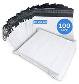 Dolphin White Pocket Envelopes 4.5 x 9 Inch 80 GSM Peel & Seal Closure, Pack of 50 7