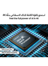智能电视，Neo QLED 4K，QN85D，55英寸，2024年国际版，搭载NQ4 AI Gen2处理器、量子点矩阵技术、4K AI影像增强技术、Tizen操作系统，型号QA55QN85D，石墨黑 5