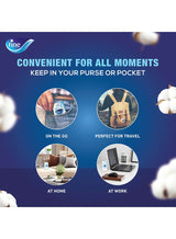 Fine Classic Pocket Facial Tissues Pack Of 10 White 3