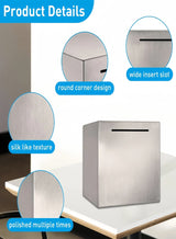 CHU DAI Stainless Steel Safe Piggy Bank for Adults (5.9 inch/15CM) 4