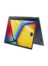 Vivobook S 14 Flip TN3402YA-LZ327W 触控笔记本电脑，配备 14 英寸显示屏、AMD Ryzen 5-7430U 处理器、8GB 内存、512GB 固态硬盘、Intel UHD 显卡，预装 Windows 11 家庭版（英文/阿拉伯文），静音蓝配色。 5