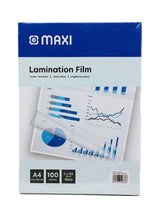Maxi 100-Piece Laminating Pouch Film Set Clear 6