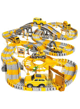 CHU DAI Race Tracks Toys Sets for Boys Kids, Construction Electric toy car , Christmas Birthday Gifts Toys for 3 Year Old Boys and up.(140PCS) 5
