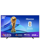 海信 50 英寸 QLED 智能电视 E7Q - 量子点色彩、AI 画质、杜比视界、杜比全景声、分享至电视、语音控制、电影制作人模式、YouTube、Netflix、Disney+ 50E7Q（2025 年阿联酋版）50E7Q 黑色 6