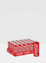 Coca-Cola Regular Soft Drink Cans 330ml Pack of 24 2