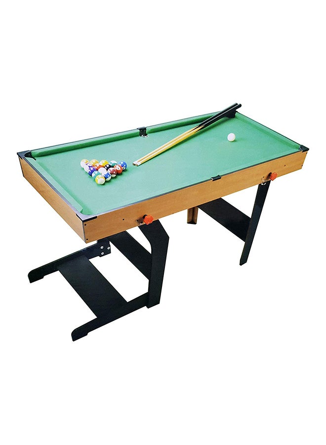Max Strength Foot Folding Pool Table With Pool Balls And 2 Cues 101cm