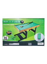 Max Strength Foot Folding Pool Table With Pool Balls And 2 Cues 101cm 2