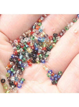 XiuWoo 3300-Piece Small Colourful Bracelet Beads With A-Z Alphabet Letter DIY Bead Making Kit With Rope 4