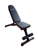 Sparnod Fitness SWB-60 Heavy Duty Steel Multifunction Adjustable (Flat, Incline and Decline) Weight Bench With Maximum Load Capacity- 300 kg 16.5kg 6