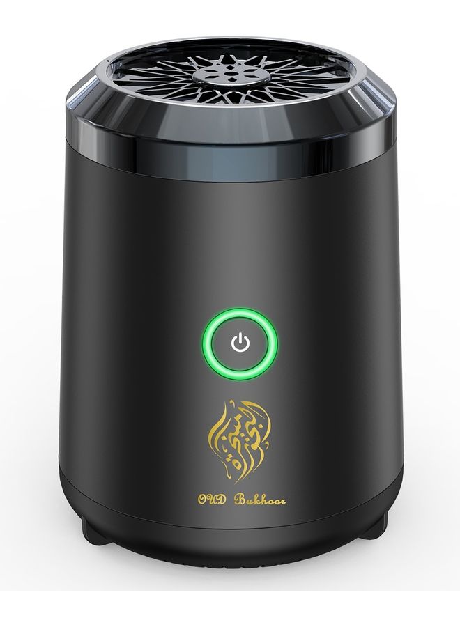 Bosidin USB Mini Type-C Power Rechargeable Incense Burner for Car and Home Black 9.8 x 6.7 x 7.4cm