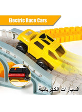 CHU DAI Race Tracks Toys Sets for Boys Kids, Construction Electric toy car , Christmas Birthday Gifts Toys for 3 Year Old Boys and up.(140PCS) 4