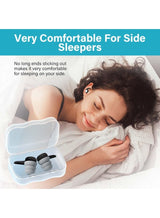 Eworld Noise Cancelling Earplugs for Sleeping, Reusable Ear Plugs for Kids & Adults – Comfortable Silicone & Foam Ear Protection for Snoring, Work, Swimming, Travel, Studying & Concerts 5