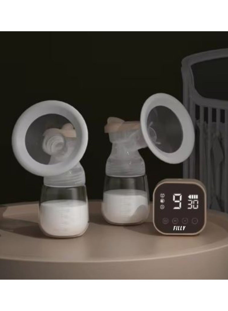 Filly Electric Double Breast Pump with Lactation Function Wearable Hands Free Electric Automatic Breastfeeding Breast Pump
