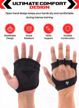 FIT TRIBE Weight Lifting Gloves for Men & Women – Non-Slip Grip, Breathable & Lightweight Gym Gloves for Powerlifting, Fitness, Workout & Home Gym 2