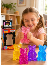 DAT Squishy Gummy Bear Stress Relief Toy | Soft Translucent Fidget Squeeze Sensory Toy for Kids & Adults 2