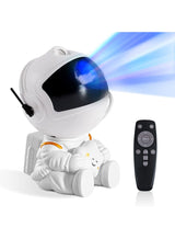 EzzySo Astronaut Star Projector Nebula Galaxy Projector Night Light 360°Rotation Magnetic Head Nebula Lamp For Bedroom Kids Room Ceiling Room Decoration White 85mm*76mm*125mm 1