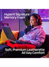 HyperX Cloud III 有线游戏耳机，适用于 PC / PS5 / PS4 / Xbox Series X/S，53mm 倾斜式驱动单元，降噪功能，带 LED 麦克风静音指示灯，10Hz-21kHz 频率响应，黑/红配色 | 727A9AA 2