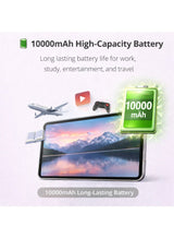 Telzeal P201 11-Inch Tablet (Grey), 12GB RAM + 512GB ROM, 10000mAh Battery, Dual SIM, 8MP+13MP Camera, Android 13, with Keyboard, Mouse & Accessories 4