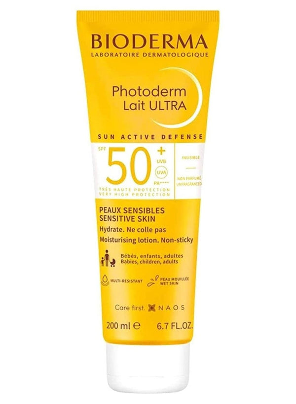 Bioderma Photoderm Max Lait Famille Spf 50+ Family Sunscreen Milk 200ml