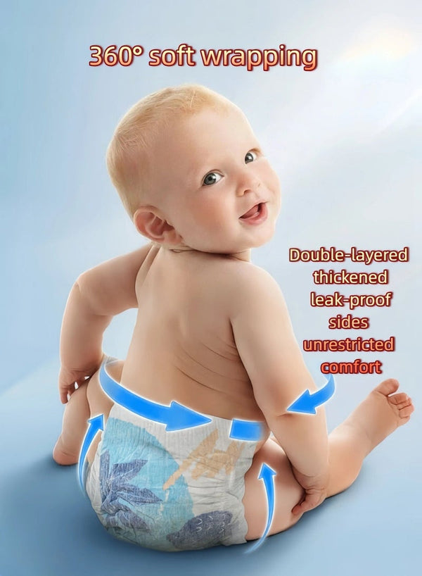 Youli Baby Diapers,Pants Diapers Size 6,15-23 Kg, 360° Leak-Free Fit For Up To 100% Leakage Protection, Ultimate Comfort 34 Diapers
