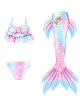 AUTOYSUR Mermaid Tail Sets Mermaid Costume Girls Swimwear Mermaid Tail Swimwear,Bikini Sets,Mermaid Costume Swimsuits for Kids 5
