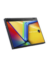 Vivobook S 14 Flip TN3402YA-LZ327W 触控笔记本电脑，配备 14 英寸显示屏、AMD Ryzen 5-7430U 处理器、8GB 内存、512GB 固态硬盘、Intel UHD 显卡，预装 Windows 11 家庭版（英文/阿拉伯文），静音蓝配色。 3