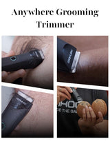 MENHOOD Trimmer Mini All-in-one Trimmer for Men with Waterproof IPX6 Design, SkinSafe Ceramic Technology, QuietRun 7000 RPM Motor, 4000K  LED for Low Light Areas, Travel Lock, 90 Min Run Time & Fast Charging 2