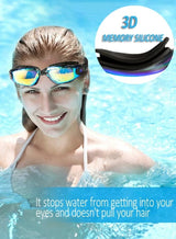 DEXO 5-in-1 Anti-Fog Swimming Goggles Set with UV Protection, Leakproof Silicone Fit, Cap, Nose Clip, Earplugs & Case – Unisex for Men, Women & Teens 4