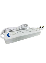 Unipower Power Strips Ex-1242 Extension Cord with 3 way Outlets with switch, Universal Plug Adapter, Charging Socket with 3 meter Extension Cord (White) 5