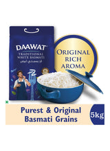 Daawat Traditional White Indian Basmati Rice 5kg 4