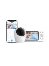 eufy Baby Monitor E21 with 4K Camera, Hybrid Wi-Fi and No Wi-Fi Connection, App and Monitor Control, Ultra-Clear Night View, Pan-Tilt, 8× Zoom, Portable Camera with Built-In Battery, ANR, Smart Alerts 6