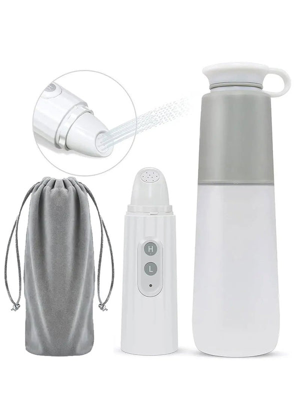 EzzySo Portable Bidet Shataf Rechargeable Personal Travel Bidet Mini Handheld Portable Bidet Sprayer With Travel Bag For Hygiene Cleaning Postpartum Baby Care Portable Bidet RV Camp