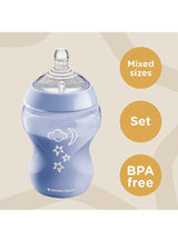 tommee tippee Closer To Nature Newborn Baby Bottle Starter Kit, Breast-Like Teats With Anti-Colic Valve, Mixed Sizes, Pink 2