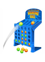 KSYN KO-KO Connect Bouncing Ball 4 Shots Game, Classic 4 in a Row Link Up 4 Ball Game Educational Toy, Parent-Child Interaction Party Multiplayer Funny Desktop Connect Balls Game Toy for Kids Family 3