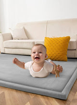 URbazaar 2 CM Thick Baby Play Mat, Nursery Area Rug Coral Velvet Crawling Rugs for Toddler Children Play Mat Yoga Mat Exercise Pads Carpet, Home Decor for Nursery, Kids Bedroom, 180 * 200 4