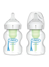 Dr. Brown’s Pack Of 2 Baby Anti-Colic PP Options+ Wide Neck Feeding Bottle, 2 X 150 ML, Level 1 Teat, 0 Months + 5